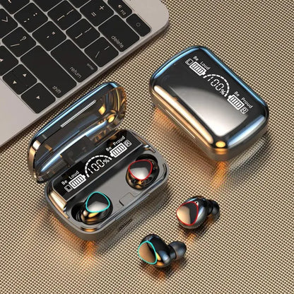 M10 TWS Bluetooth Earbuds Wireless Headphones | LED Display Charging Case | HD Sound
