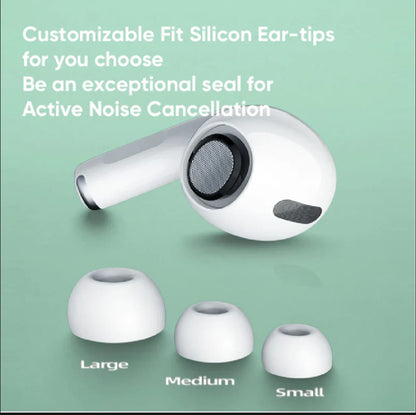JOYROOM Pro 2 AirPods Style Earbuds | Active Noise Cancellation Bluetooth Earphones | Deep Bass, Touch Control, Long Battery Life for All Devices