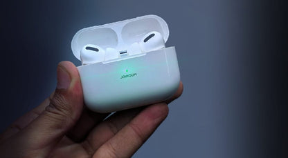 JOYROOM Pro 2 AirPods Style Earbuds | Active Noise Cancellation Bluetooth Earphones | Deep Bass, Touch Control, Long Battery Life for All Devices
