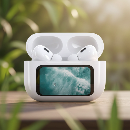 A9 Pro ANC ENC Bluetooth Earbuds | Wireless AirPods Style Earphones | LED Battery Display | Touch Control | Type-C Charging | iOS & Android