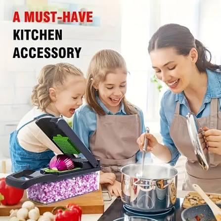 16-in-1 Multi-Functional Vegetable Chopper, Dicer & Slicer with Storage Container