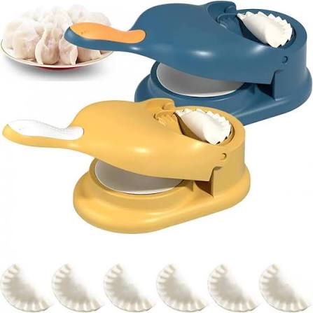 2-in-1 Dumpling & Samosa Maker | Manual Samosa Mould & Dumpling Press | Easy Dough Wrapper Maker & Kitchen Tool