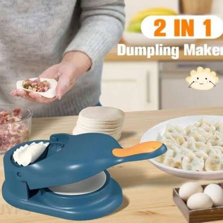2-in-1 Dumpling & Samosa Maker | Manual Samosa Mould & Dumpling Press | Easy Dough Wrapper Maker & Kitchen Tool